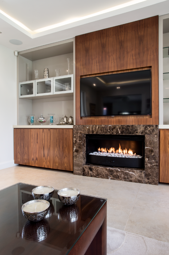 Infiniti Classic Built-In Vent Free Gas Fireplaces
