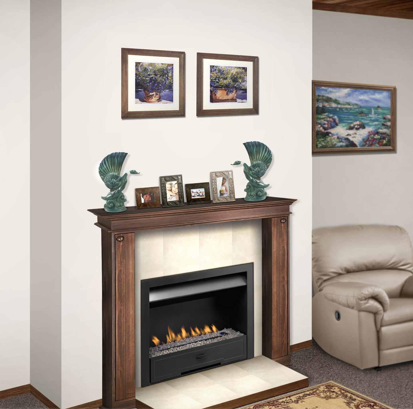 Infiniti Vent Free Gas Fireplace (Conversion Grates)