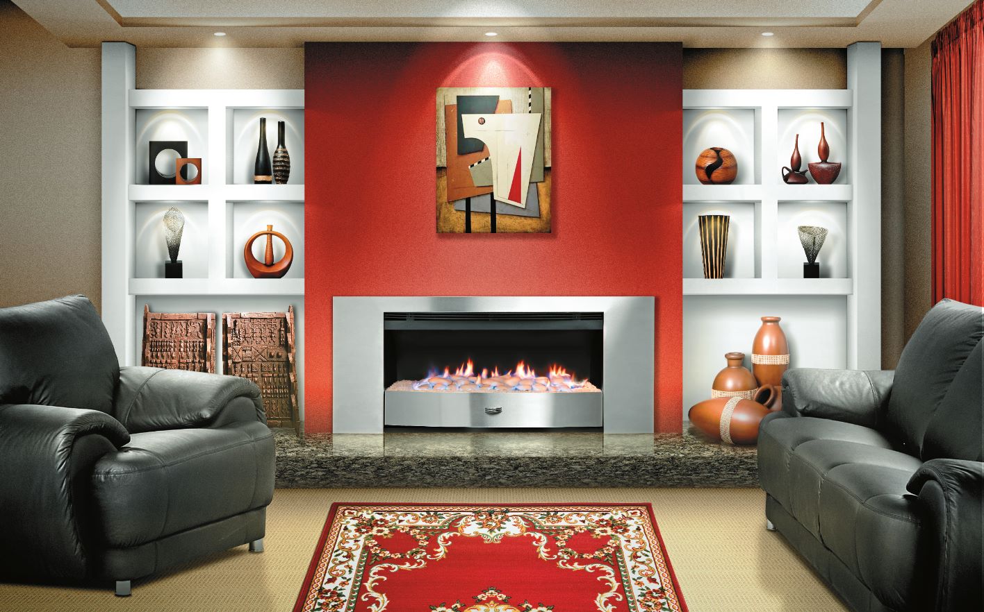 Infiniti Classic Built-In Vent Free Gas Fireplaces